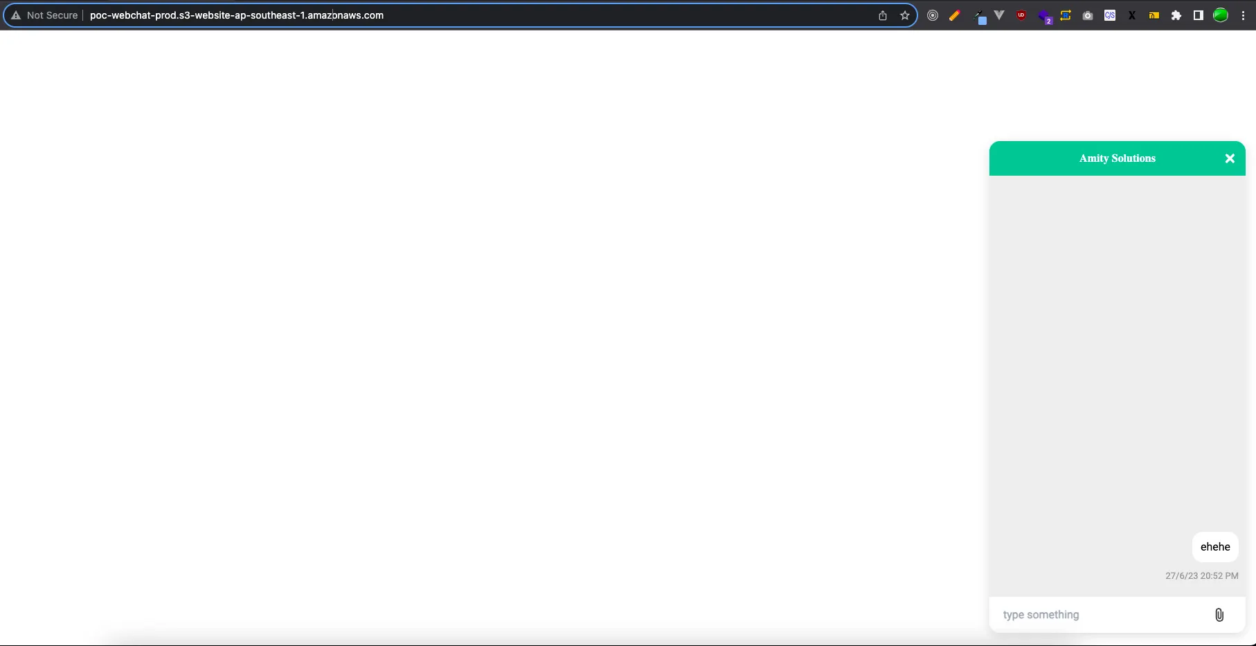 Webchat SDK appears as widget within a page in Bubble mode